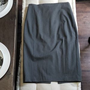 Express High Waisted Grey Pencil Skirt NWT